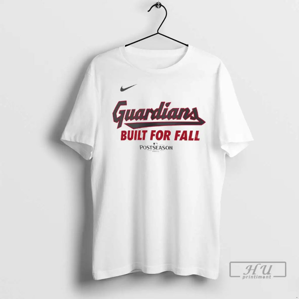 Officials Cleveland Guardians Built For Fall Postseason 2025 Ladies T Shirt