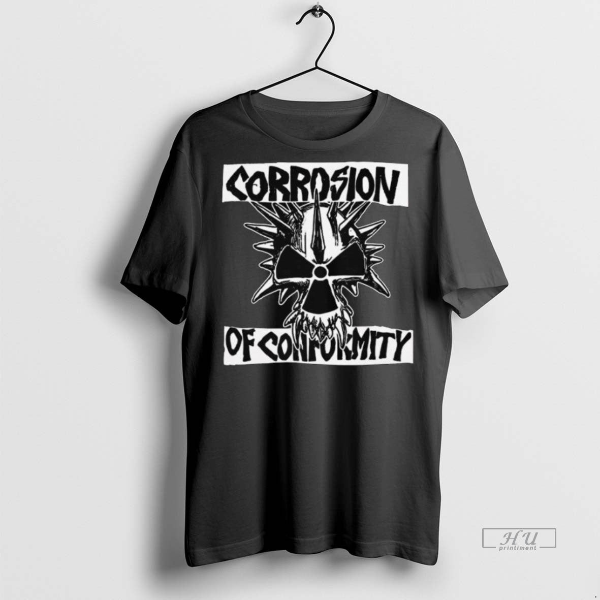 Officials Corrosion Of Conformity Skull Logo Long Sleve Premium Tee Shirt Sweater