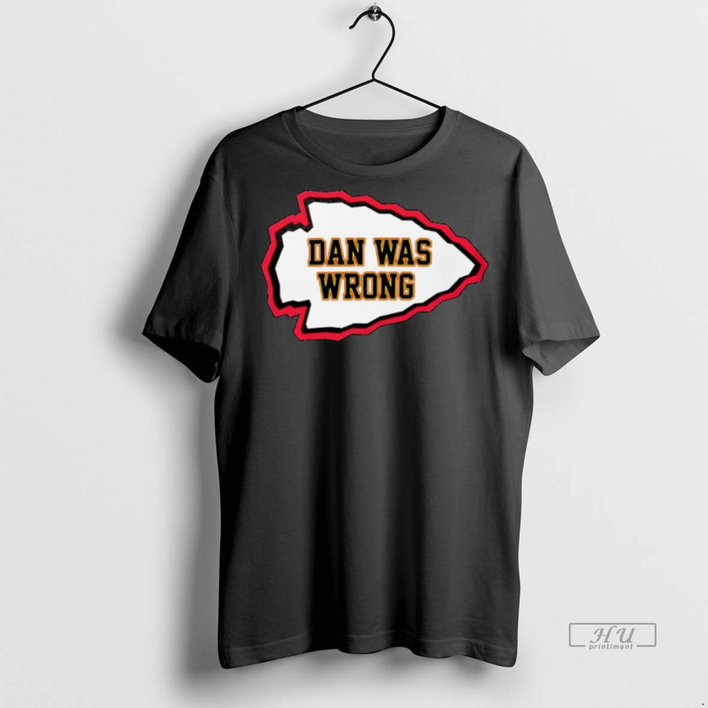 Officials Dan Was Wrong Kansas City Chiefs Logo Parody Ornaments Premium Tee Shirt Sweater
