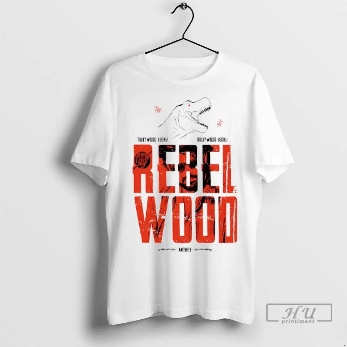 Officials Dinosaur Rebelwood Tollywood Ledhu And Bollywood Ledhu Ladies T Shirt