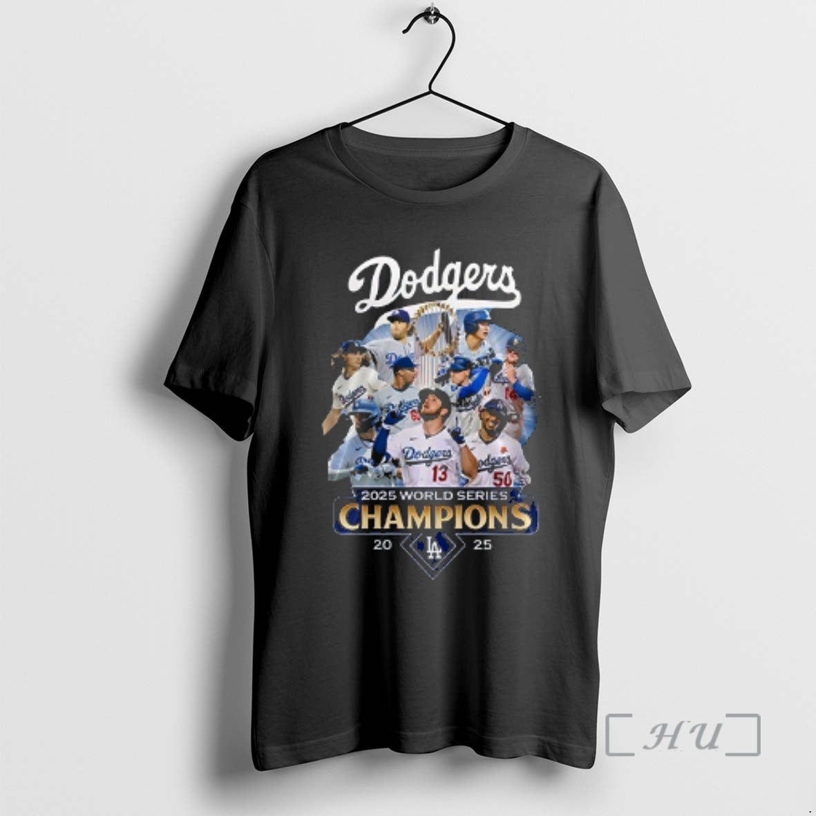 Officials Dodgers 2025 World Series Champions Players Name 2 Sided Premium T Shirt Sweater