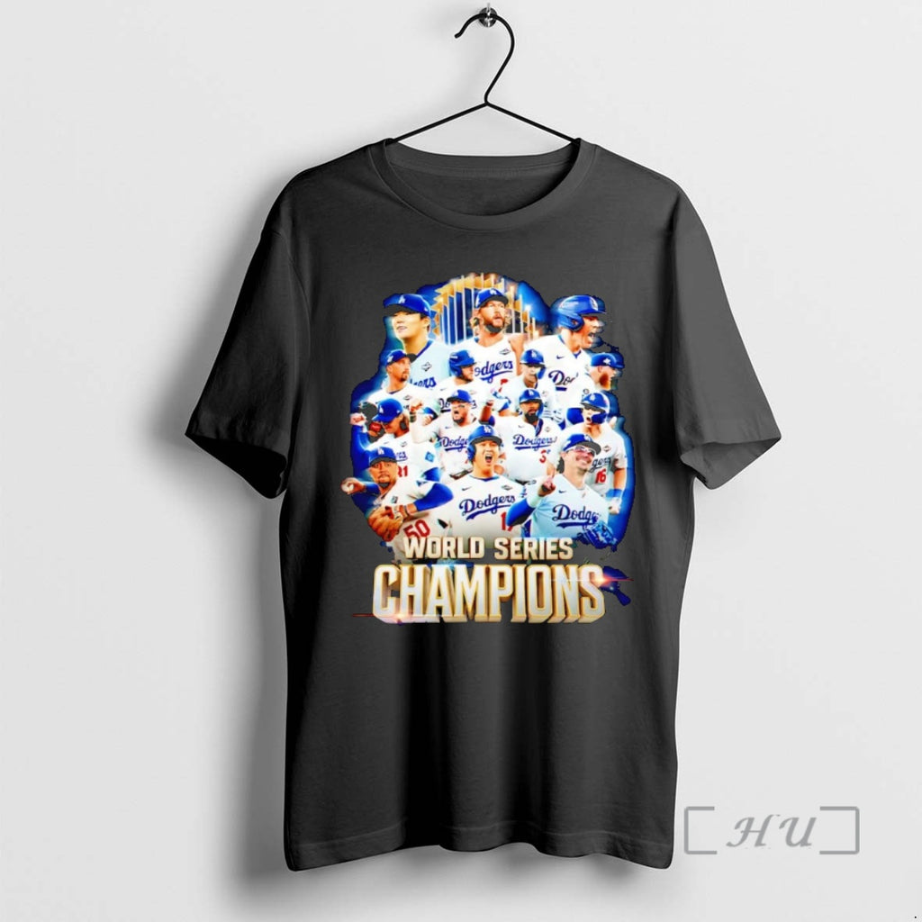Officials Dodgers 2025 World Series Champions Trophy Premium T Shirt Sweater