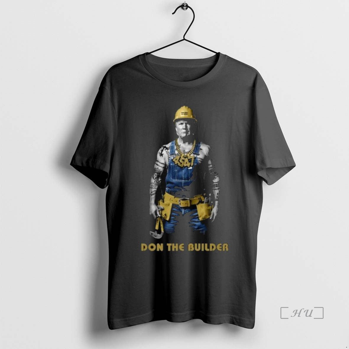 Officials Donald Trump Don The Builder 4547 Long Sleve Premium T Shirt Sweater