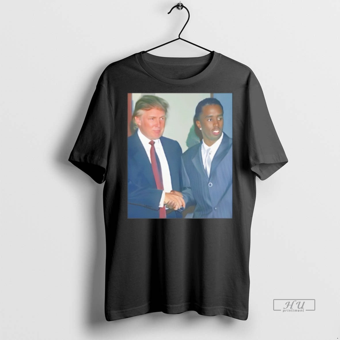 Officials Donald Trump And Rapper Sean Diddy Combs Tee Shirt Sweater
