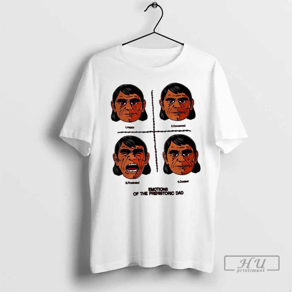 Officials Emotions Of The Prehistoric Dad T Shirt