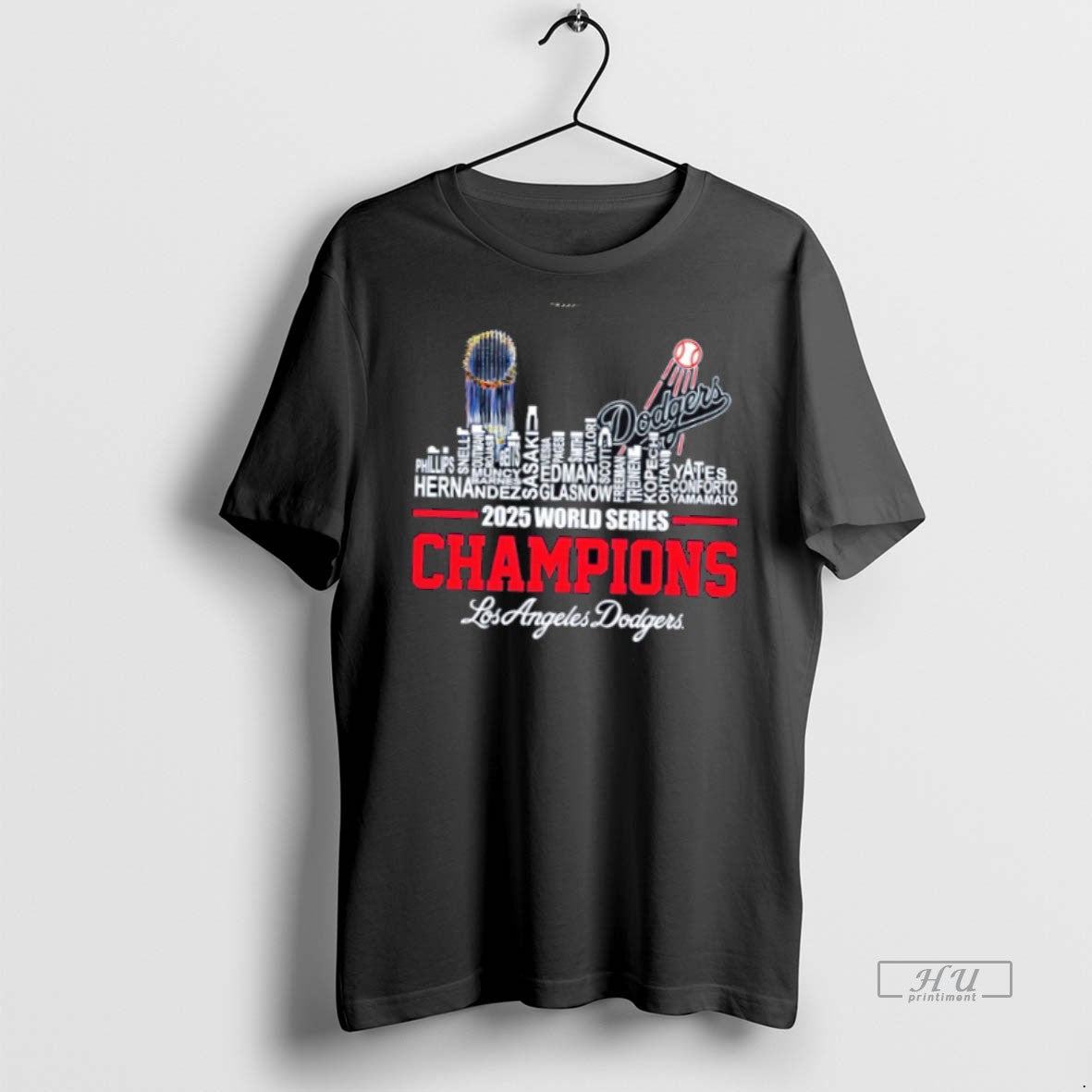 Officials Funny Los Angeles Dodgers 2025 World Series Champs Skyline Premium Tee Shirt Sweater