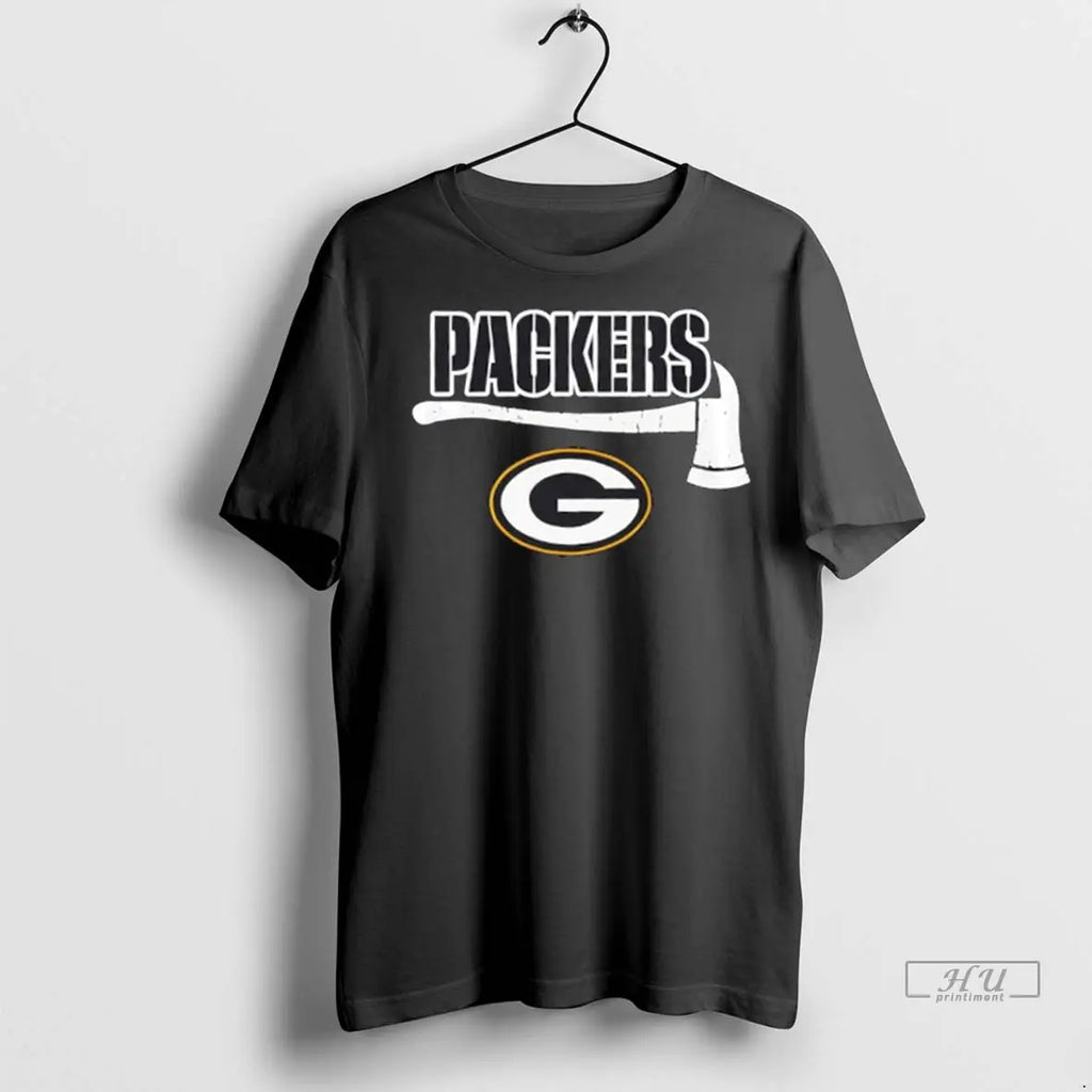 Officials Green Bay Packers Firefighter Appreciation Day 2 Sided T Shirt