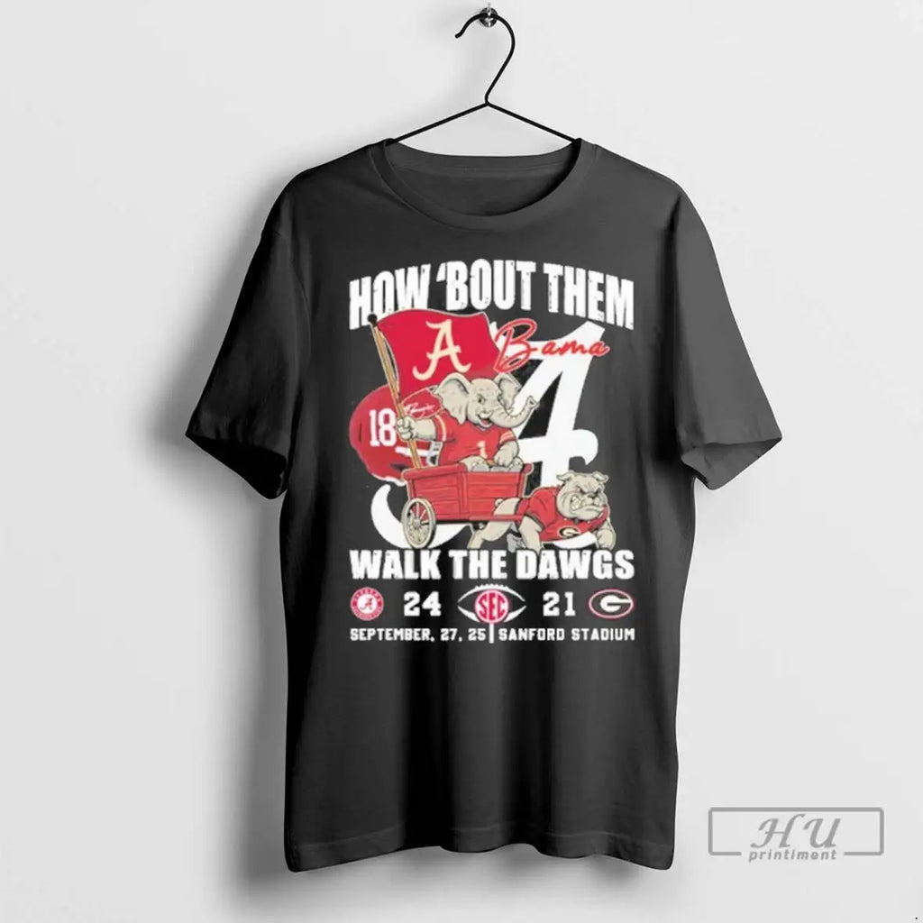 Officials How Bout Them Bama Walk The Dawgs 24 21 T Shirt