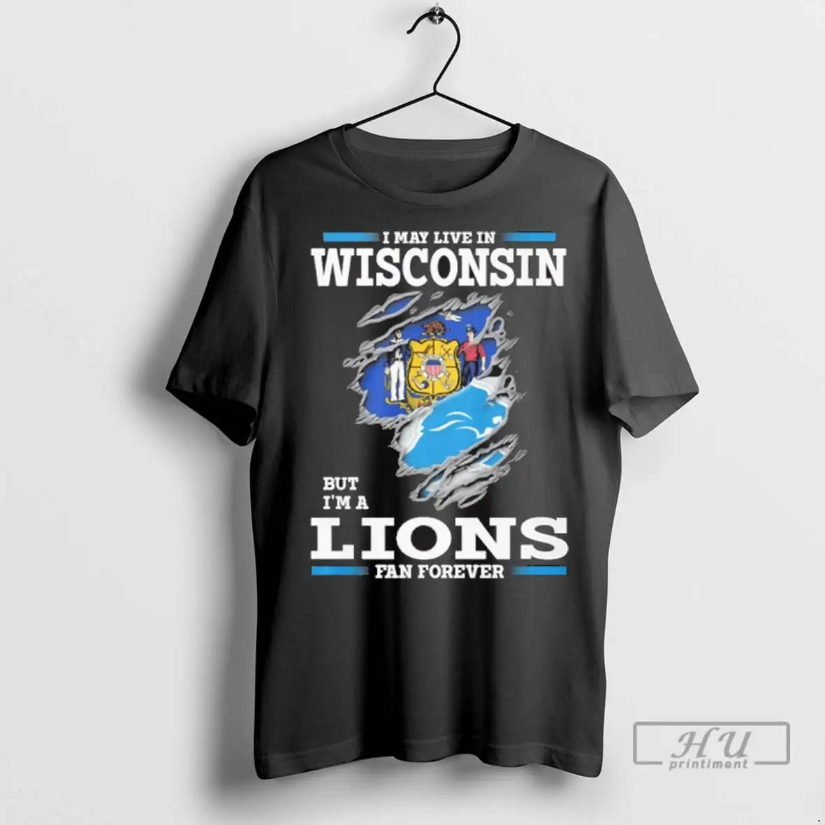 Officials I May Live In Wisconsin But Im A Detroit Lions Fan Forever