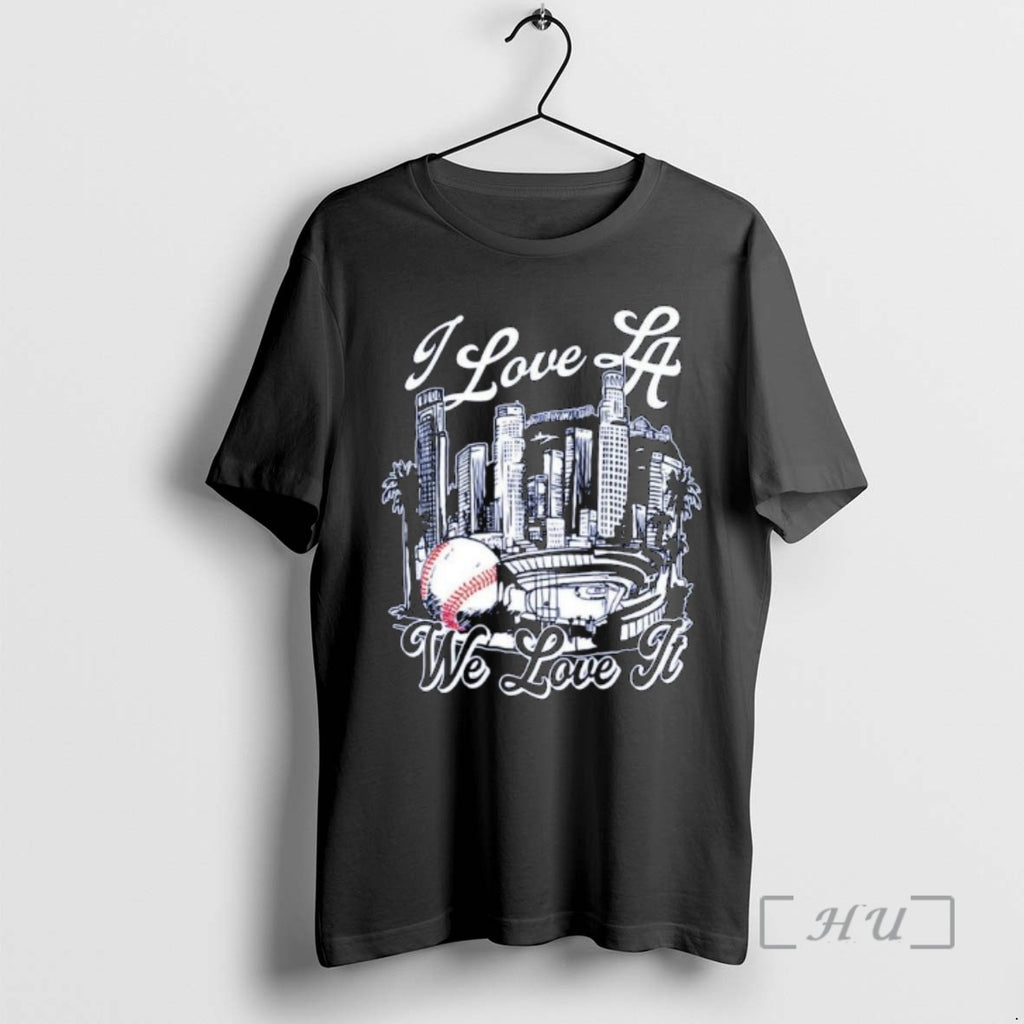 Officials I Love Los Angeles Dodgers Baseball We Love It Skyline Ornaments