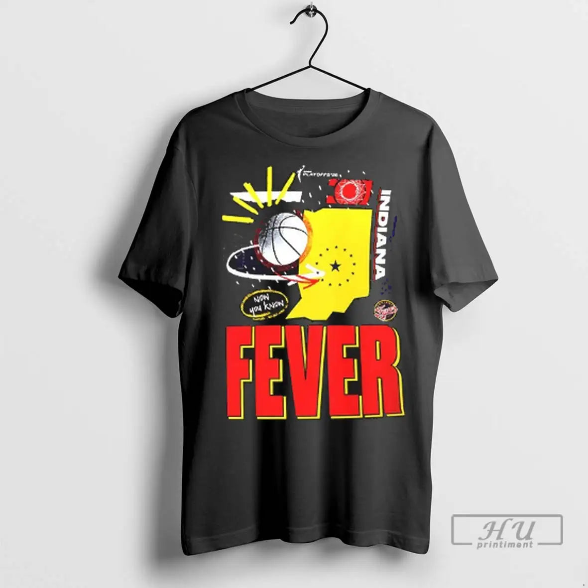 Officials Indiana Fever 2025 Wnba Playoffs In The Zone T Shirt
