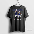 Officials Jaxson Dart Cam Skattebo Laser Eyes New York Football Signature Retro Tee Shirt Sweater