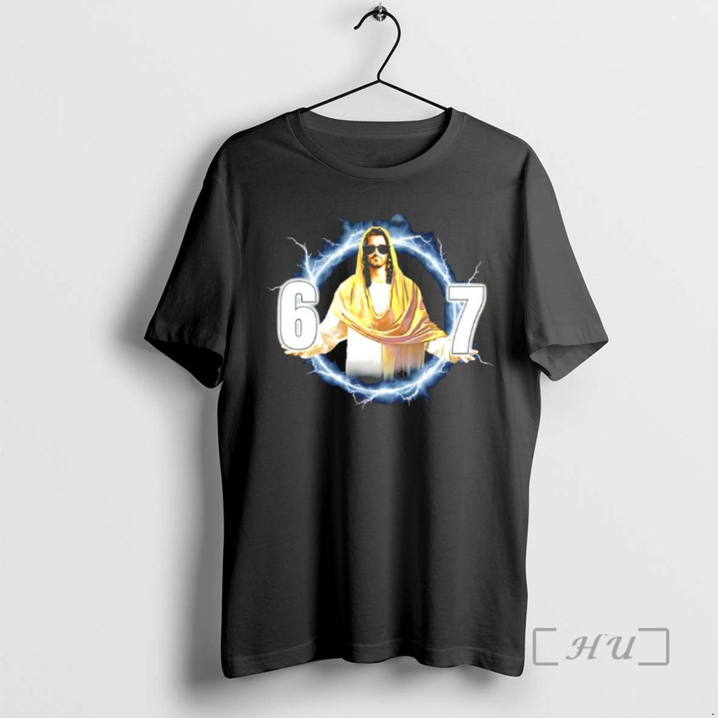Officials Jesus 67 Lightning Graphic Premium T Shirt Sweater