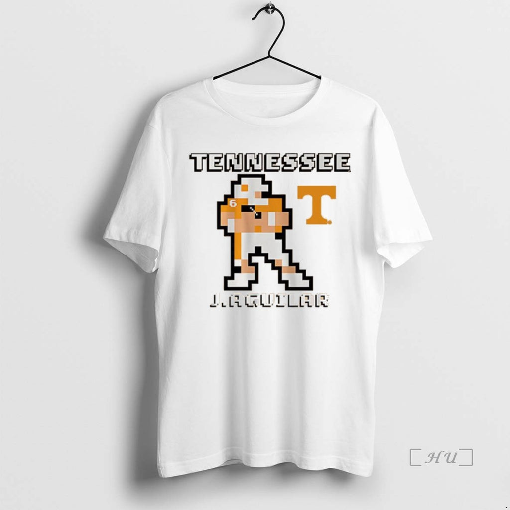 Officials Joey Aguilar Tennessee Volunteers Football Retro Baller Pixel Art Premium T Shirt Sweater
