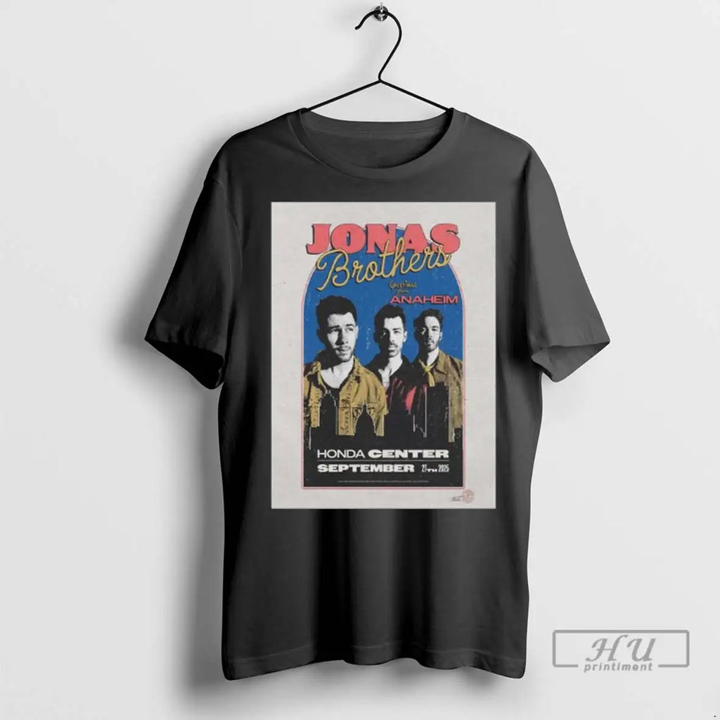 Officials Jonas Brothers September 27 2025 Honda Center Anaheim Ca Long Sleve T Shirt