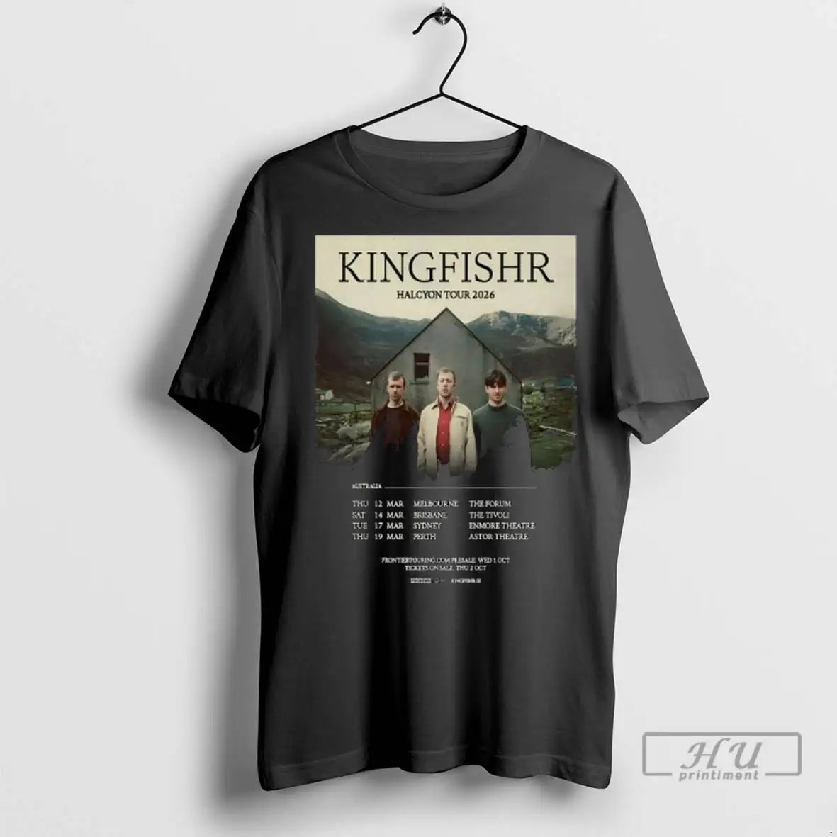 Officials Kingfishr Halcyon Tour March 2026 Australia Long Sleve T Shirt