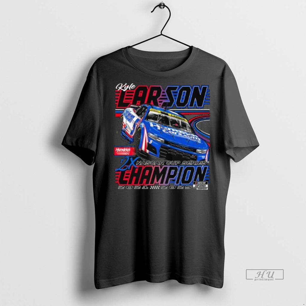 Officials Kyle Larson 2025 Nascar Cup Series Champion Xtreme Long Sleve Premium Tee Shirt Sweater
