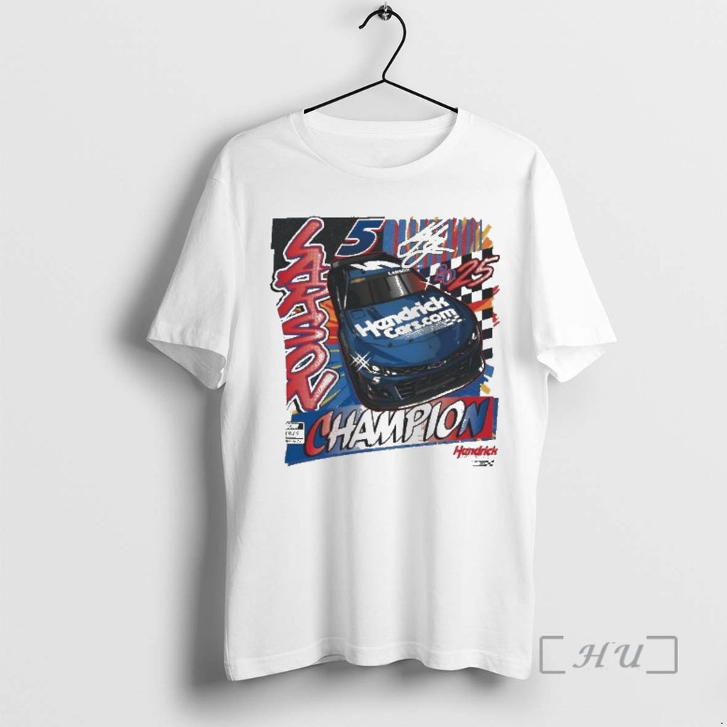 Officials Kyle Larson 47 2025 Nascar Cup Series Champion Regional Franklin Premium T Shirt Sweater