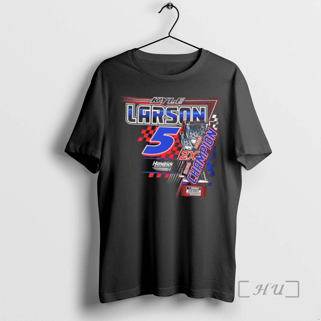 Officials Kyle Larson 5 2 Time Nascar Cup Series Champion 2 Sided