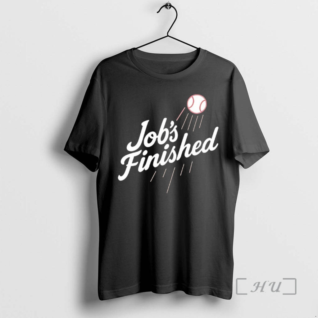 Officials La Dodgers Jobs Finished Premium T Shirt Sweater