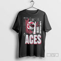 Officials Las Vegas Aces 2025 Wnba Playoffs In The Zone T Shirt