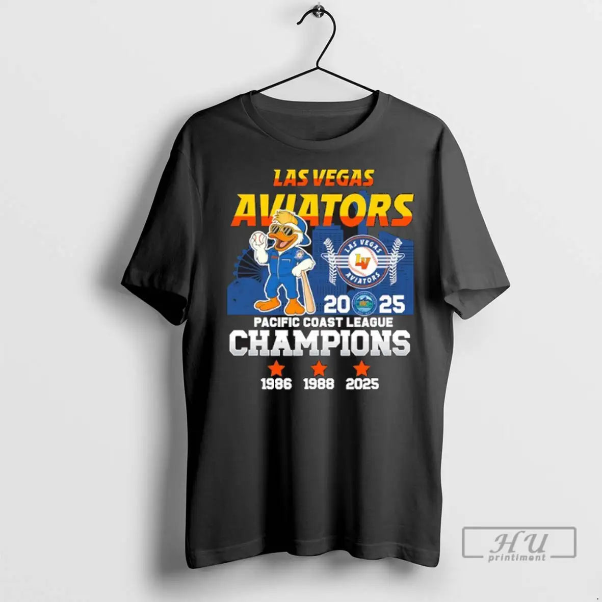 Officials Las Vegas Aviators Mascot 2025 Pacific Coast League Champions T Shirt
