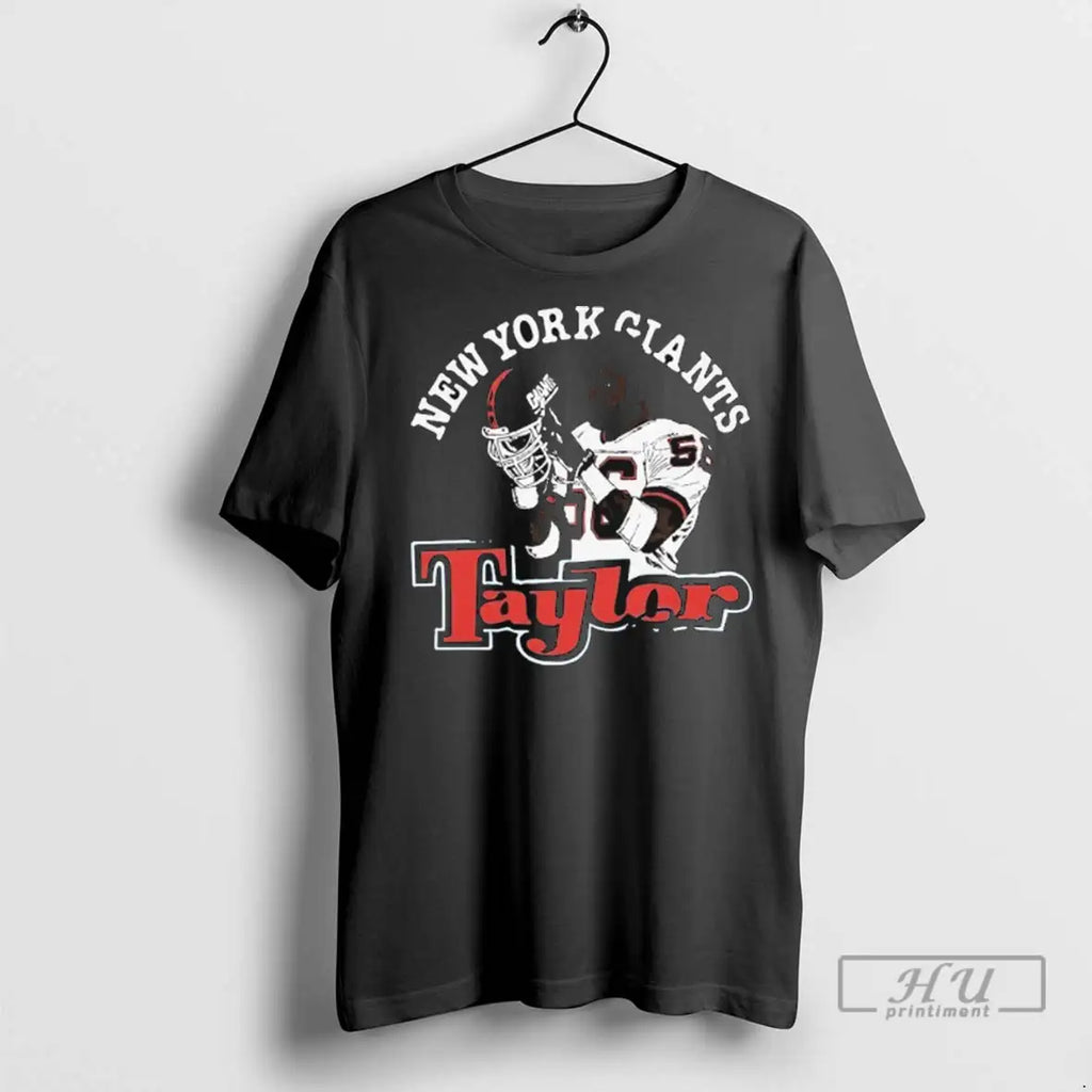 Officials Lawrence Taylor New York Giants Player Caricature T Shirt