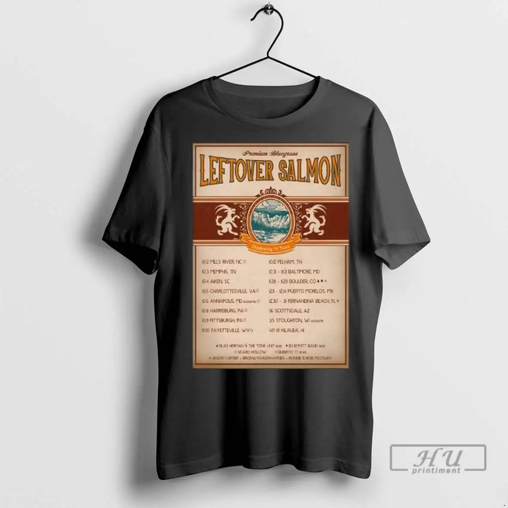 Officials Leftover Salmon Celeb 35 Years Long Sleve T Shirt