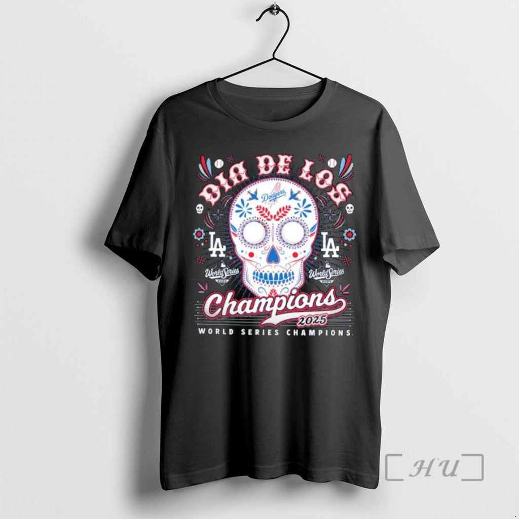 Officials Los Angeles Dodgers 2025 World Series Champions Dia De Los Ornaments