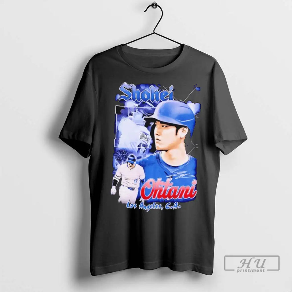 Officials Los Angeles Dodgers Shohei Ohtani Collage T Shirt
