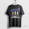 Officials Los Angeles Dodgers Team Caricature 2025 World Series Champions Premium Tee Shirt Sweater