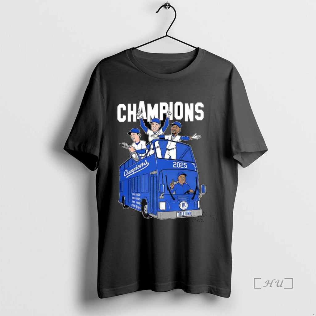 Officials Los Angeles Dodgers Caricature Titletown 2025 World Series Champions Premium T Shirt Sweater
