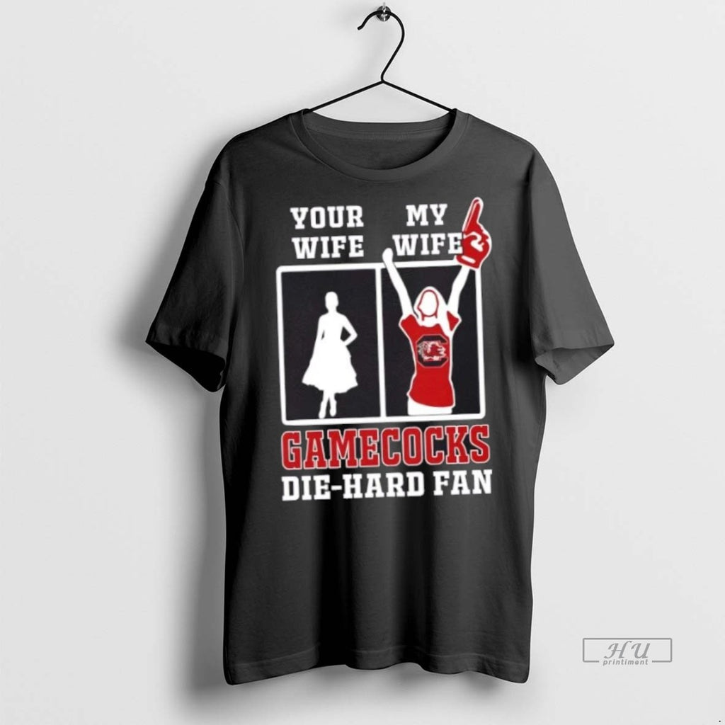 Officials My Wife South Carolina Gamecocks Football Die Hard Fan Premium Tee Shirt Sweater