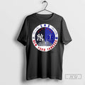 Officials New York Yankess Mlb X Ems Star Of Life Skyline Logo T Shirt