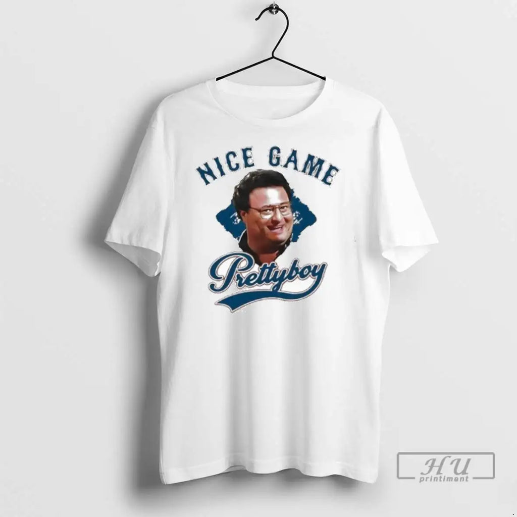 Officials Newman Nice Game Prettyboy Face Graphic Ladies T Shirt