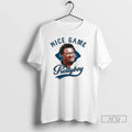 Officials Newman Nice Game Prettyboy Face Graphic Ladies T Shirt