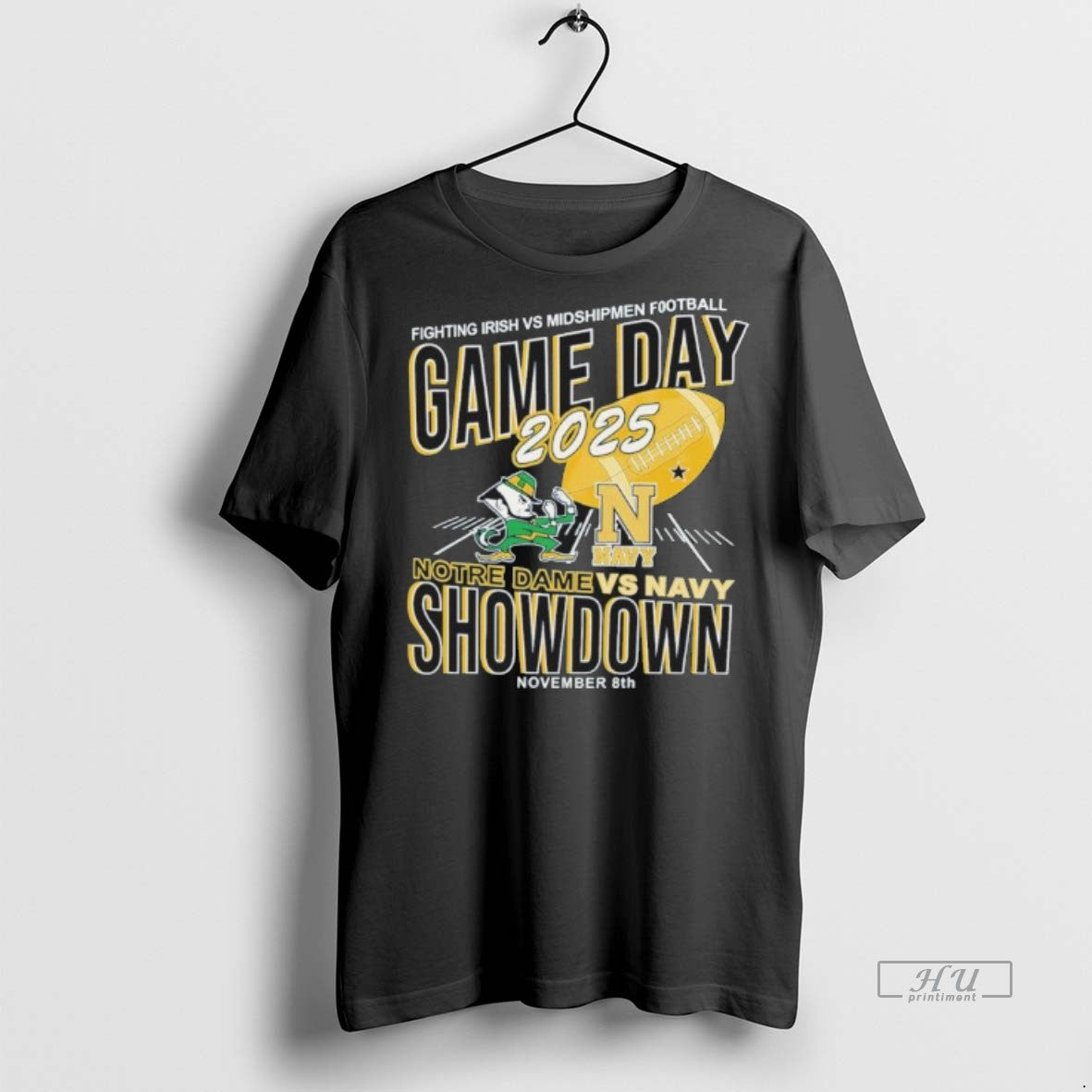 Officials November 8th Notre Dame Vs Navy Midshipmen 2025 Gameday Showdown Premium Tee Shirt Sweater