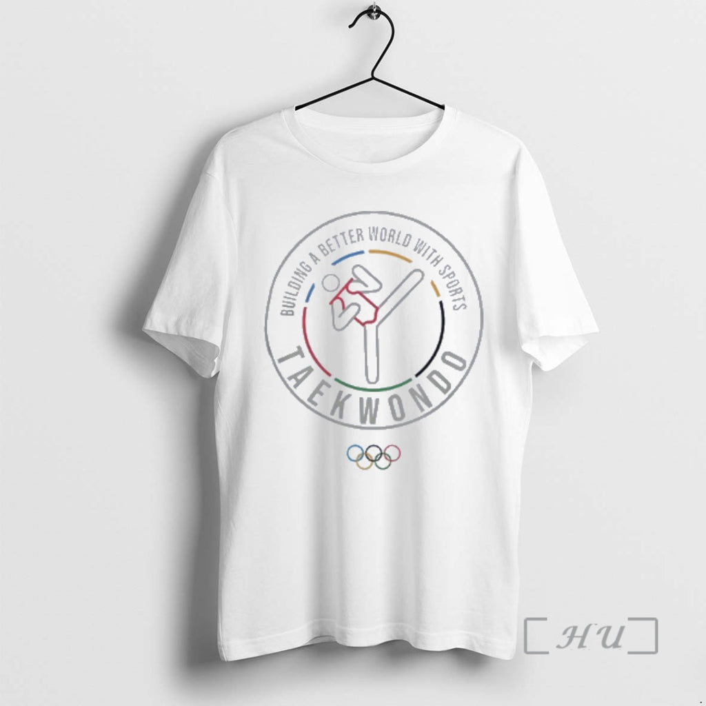 Officials Olympic Collection Taekwando Pictogram Premium T Shirt Sweater