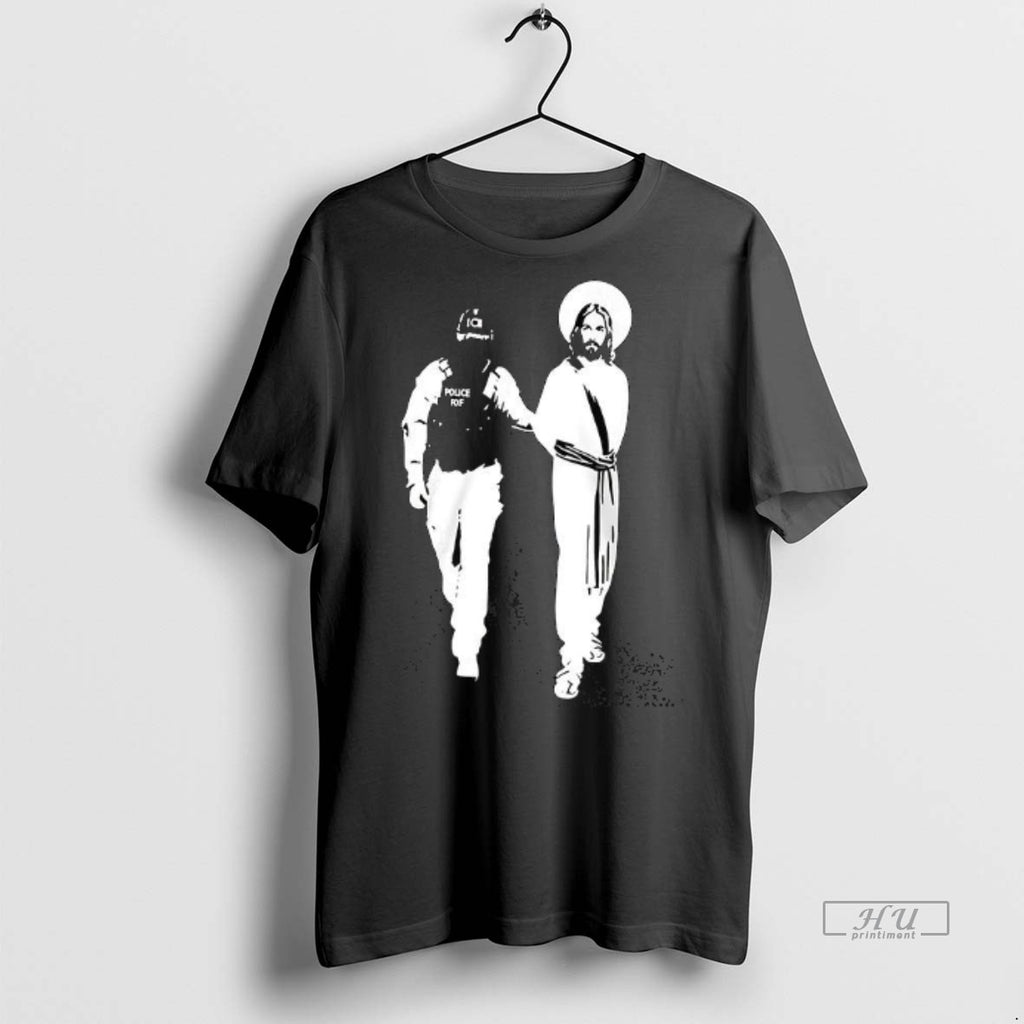Officials Police Arrested Jesus Ice Detaining Jesus Premium Tee Shirt Sweater