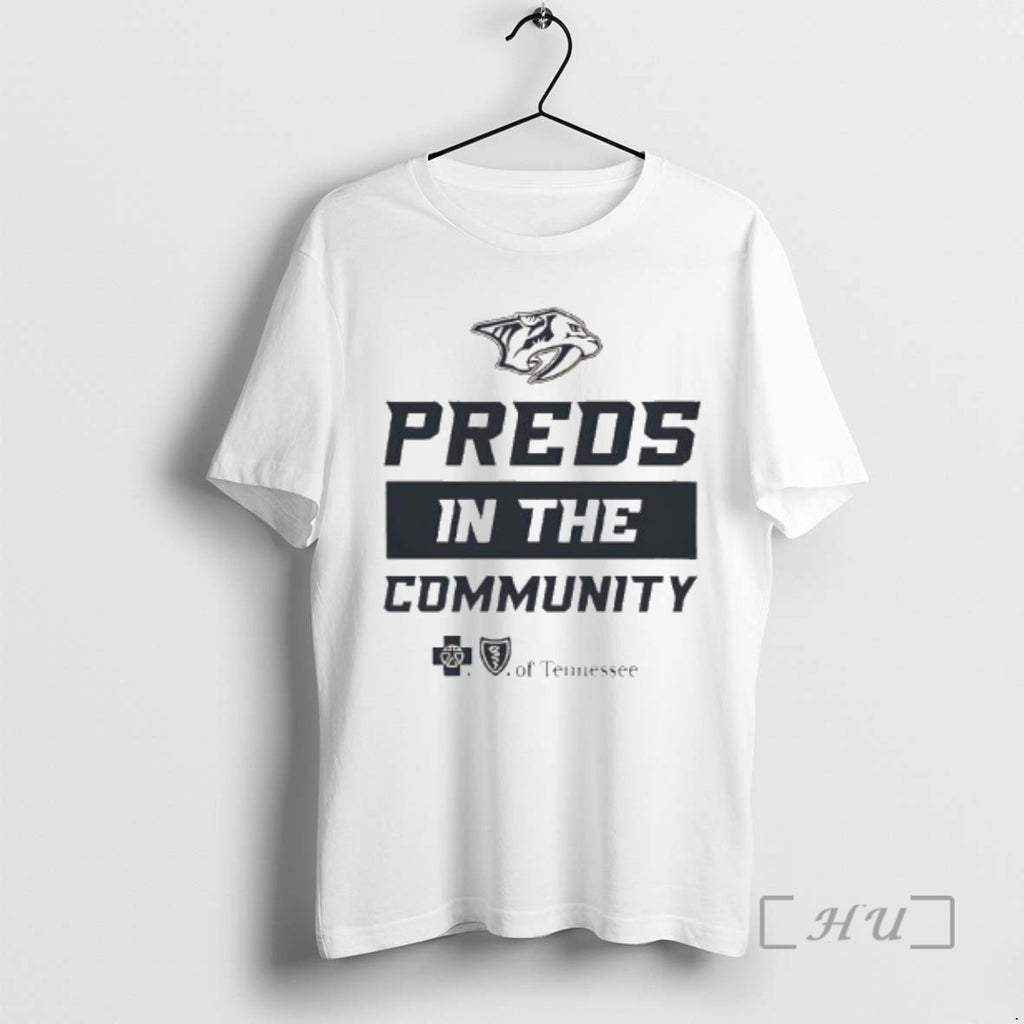 Officials Preds In The Community Nashville Predators Premium T Shirt Sweater