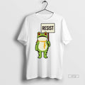 Officials Resist Portland Frog Protest Anti Ice Tee Shirt Sweater