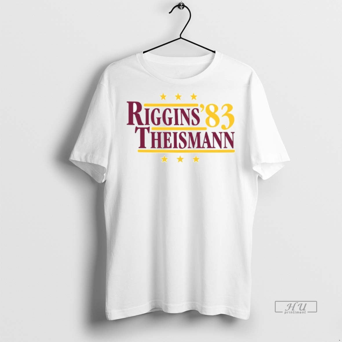 Officials Riggins And Theismann 83 Political Campaign Parody Tee Shirt Sweater