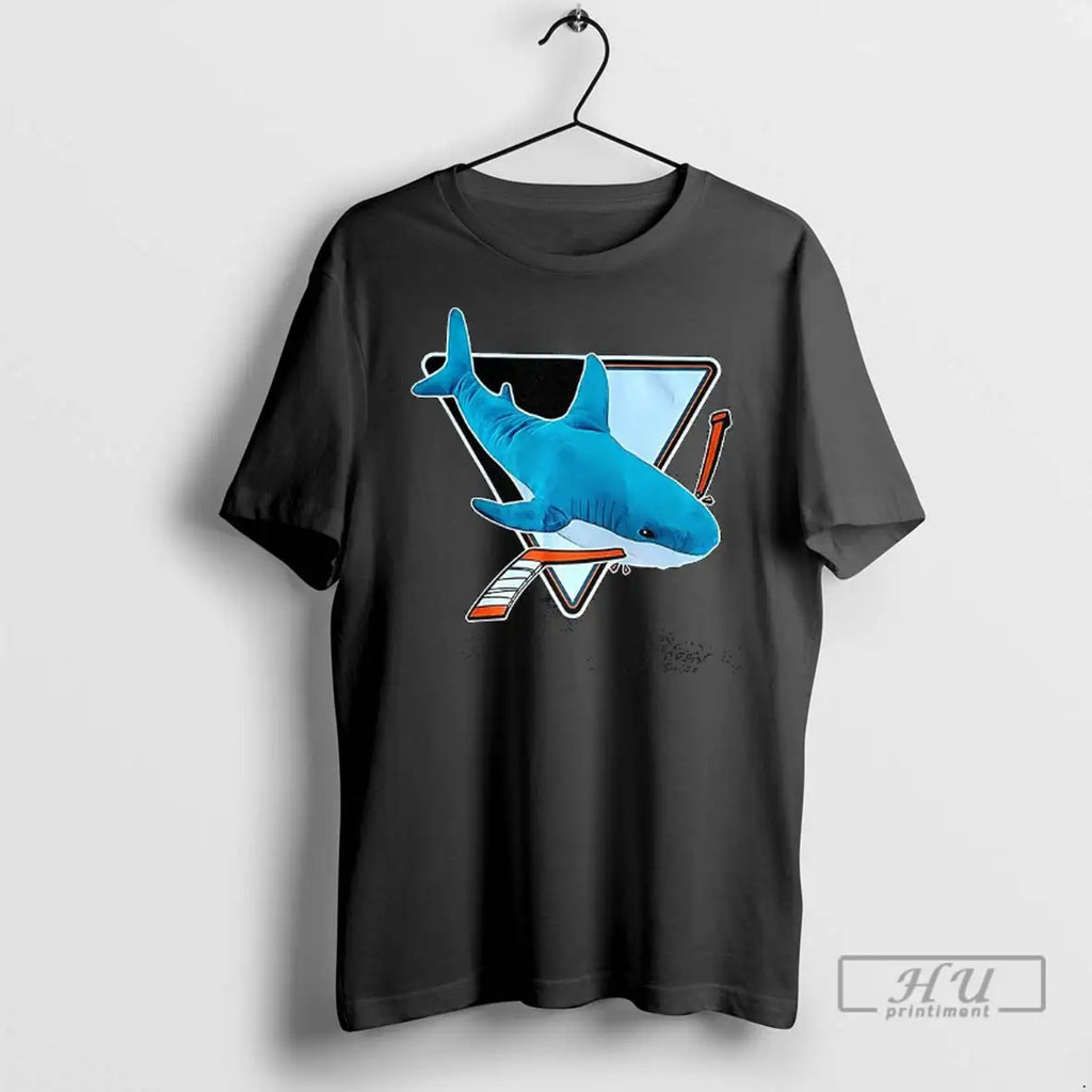 Officials San Jose Sharks Teddy Logo T Shirt
