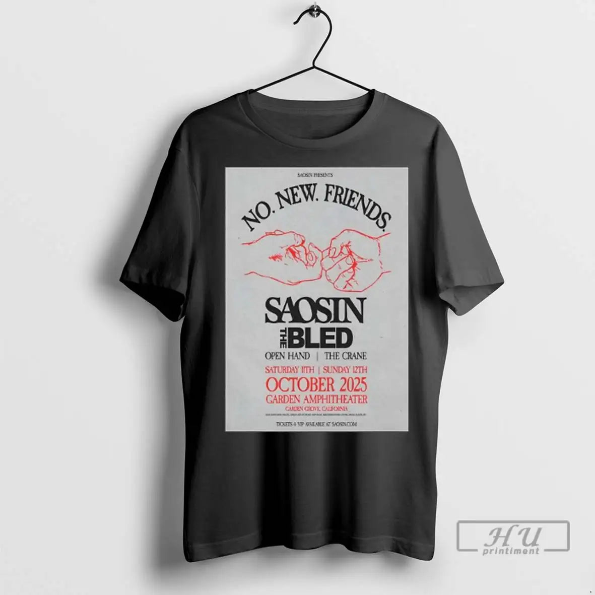 Officials Saosin October 11 12 2025 Garden Amp Shows Long Sleve T Shirt