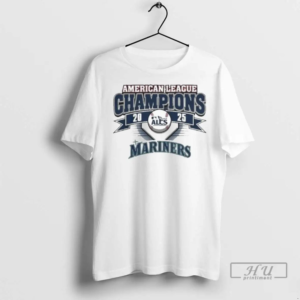 Officials Seattle Mariners 2025 Alcs Champions Ladies T Shirt