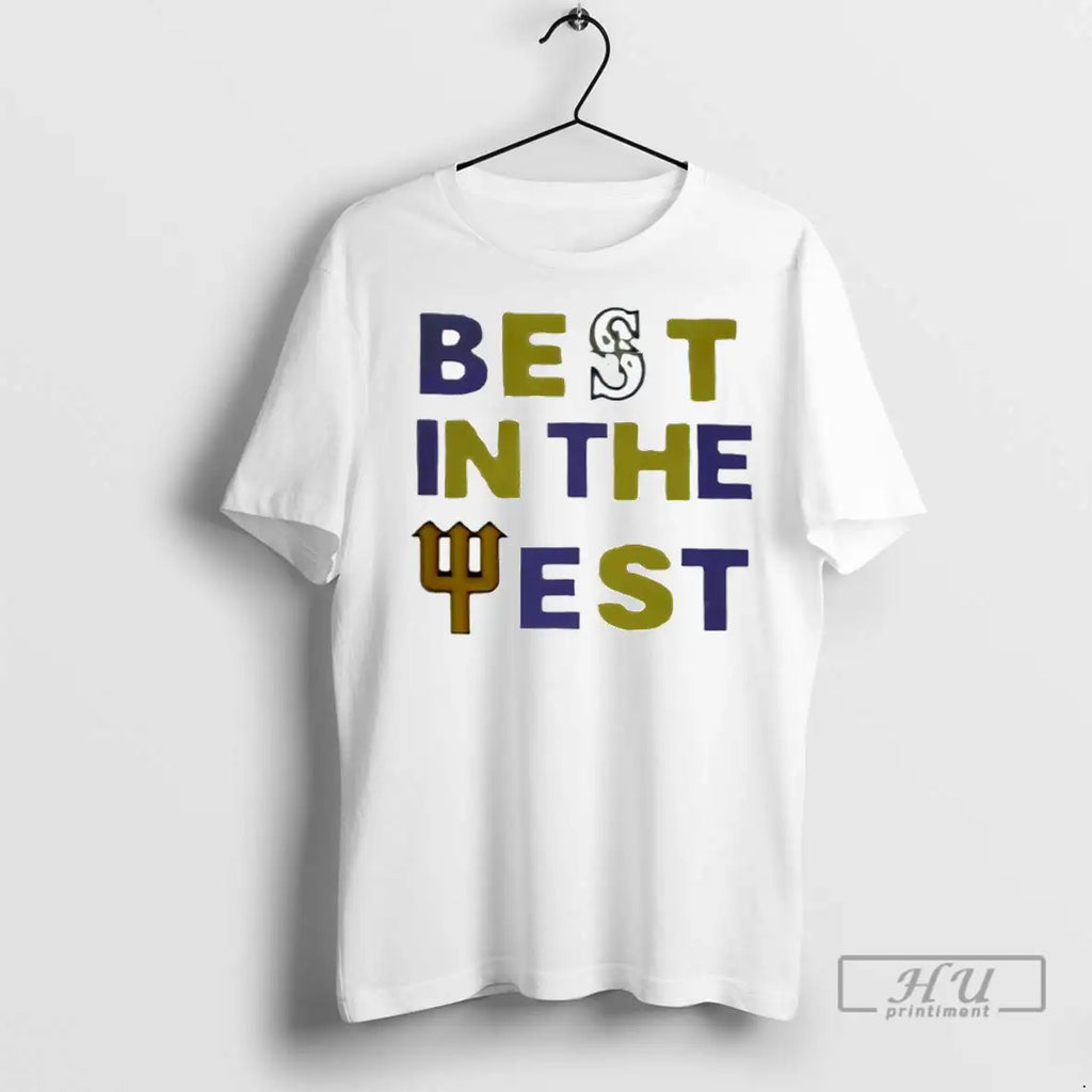 Officials Seattle Mariners Best In The West 2025 T Shirt