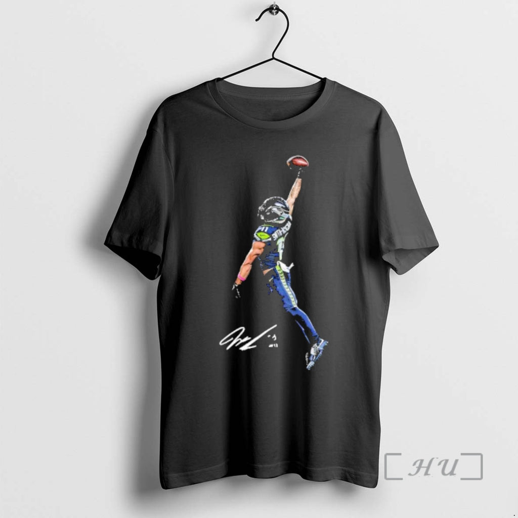 Officials Smith Njigba Posterized Signatures Premium T Shirt Sweater
