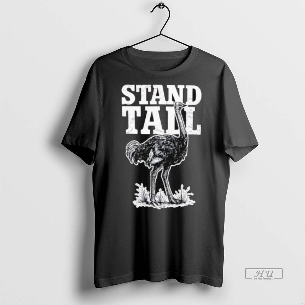 Officials Stand Tall Ostrich Graphic Premium Tee Shirt Sweater