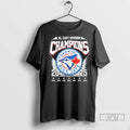 Officials Toronto Blue Jays 2025 Al East Division Champions Vintage T Shirt