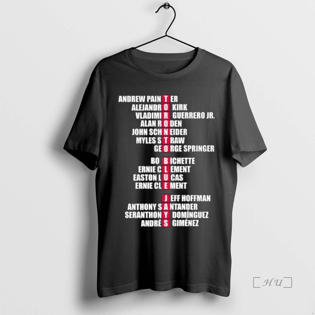 Officials Toronto Blue Jays 2025 World Series Champions Player Name Premium T Shirt Sweater